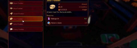 Lightyear Frontier | How to craft Sour Fodder