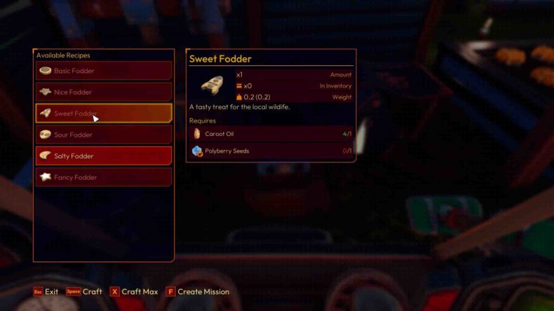 Lightyear Frontier | How to craft Sweet Fodder