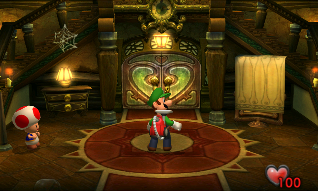 The Gamecube launch included Luigi's Mansion