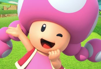 Toadette and New Donk City in Mario Golf: Super Rush