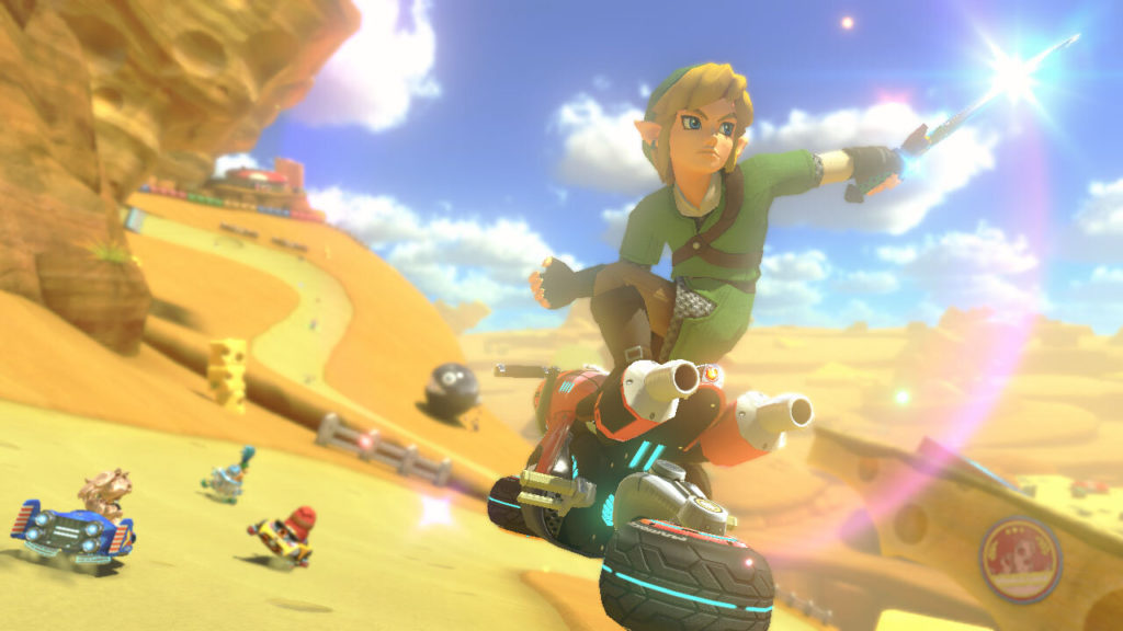 A screenshot of Mario Kart 8 Deluxe