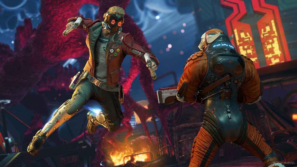 Marvel's Guardians of the Galaxy review Star-Lord melee combat