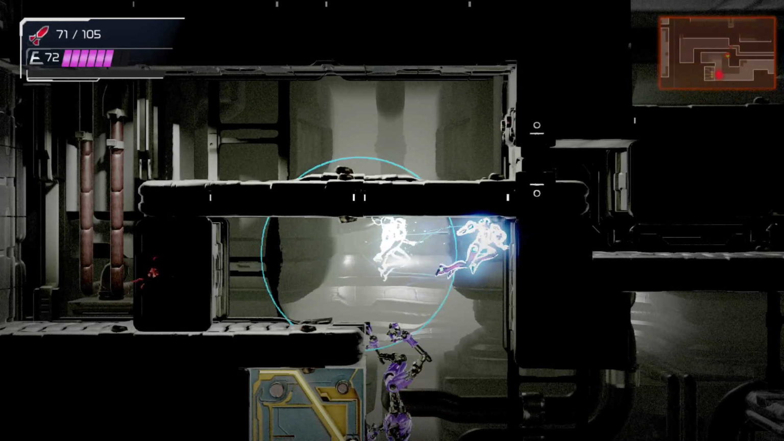 Metroid Dread How to defeat the purple EMMI on Ferenia