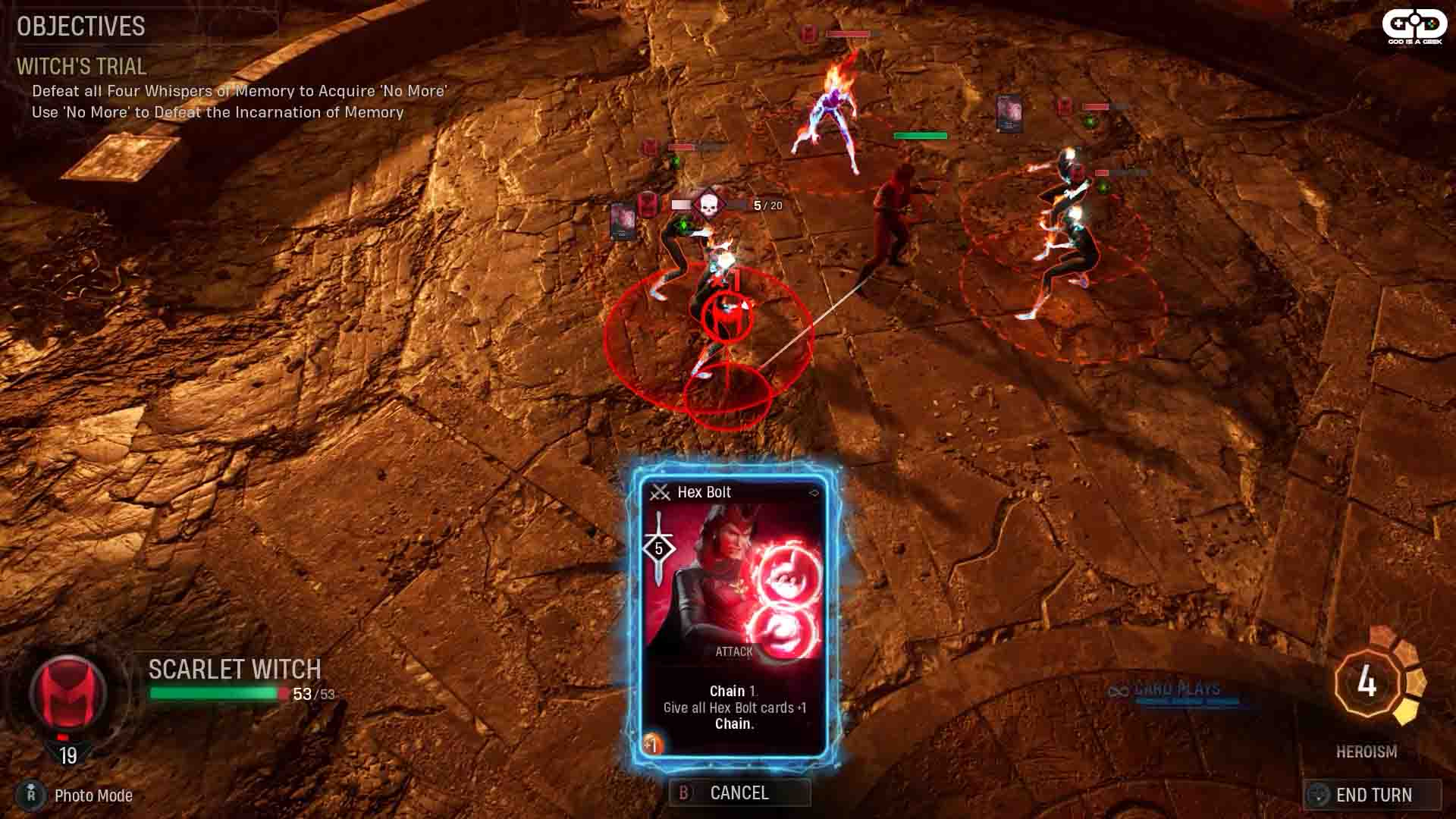 Midnight Suns Scarlet Witch Challenge Guide step 3