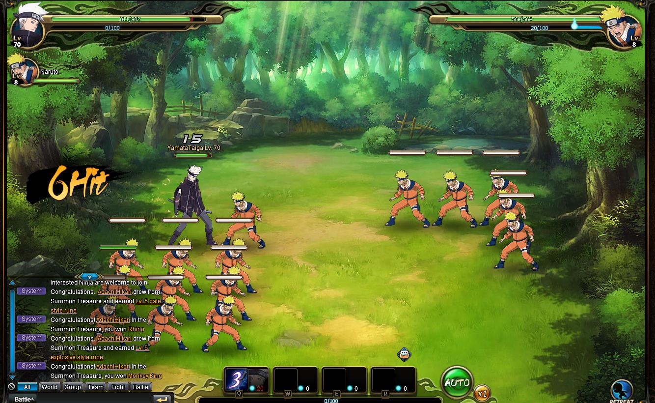 Naruto Online (MMORPG) available now for PC and Mac