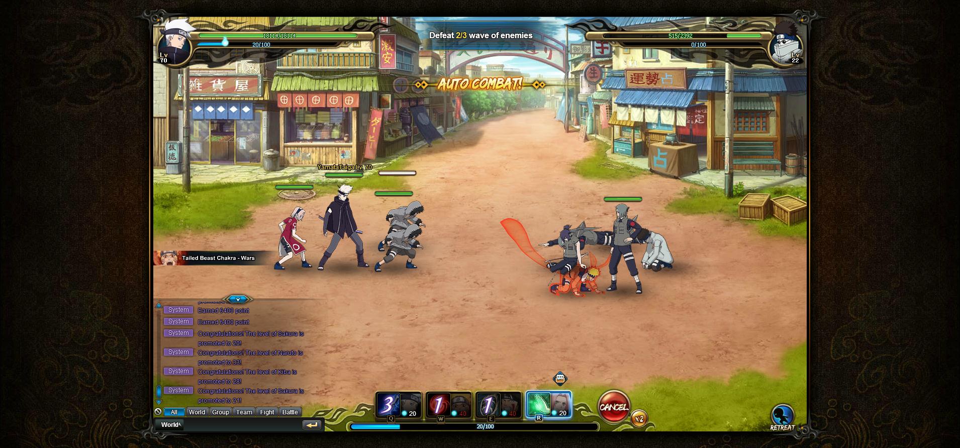 Naruto Online (MMORPG) available now for PC and Mac