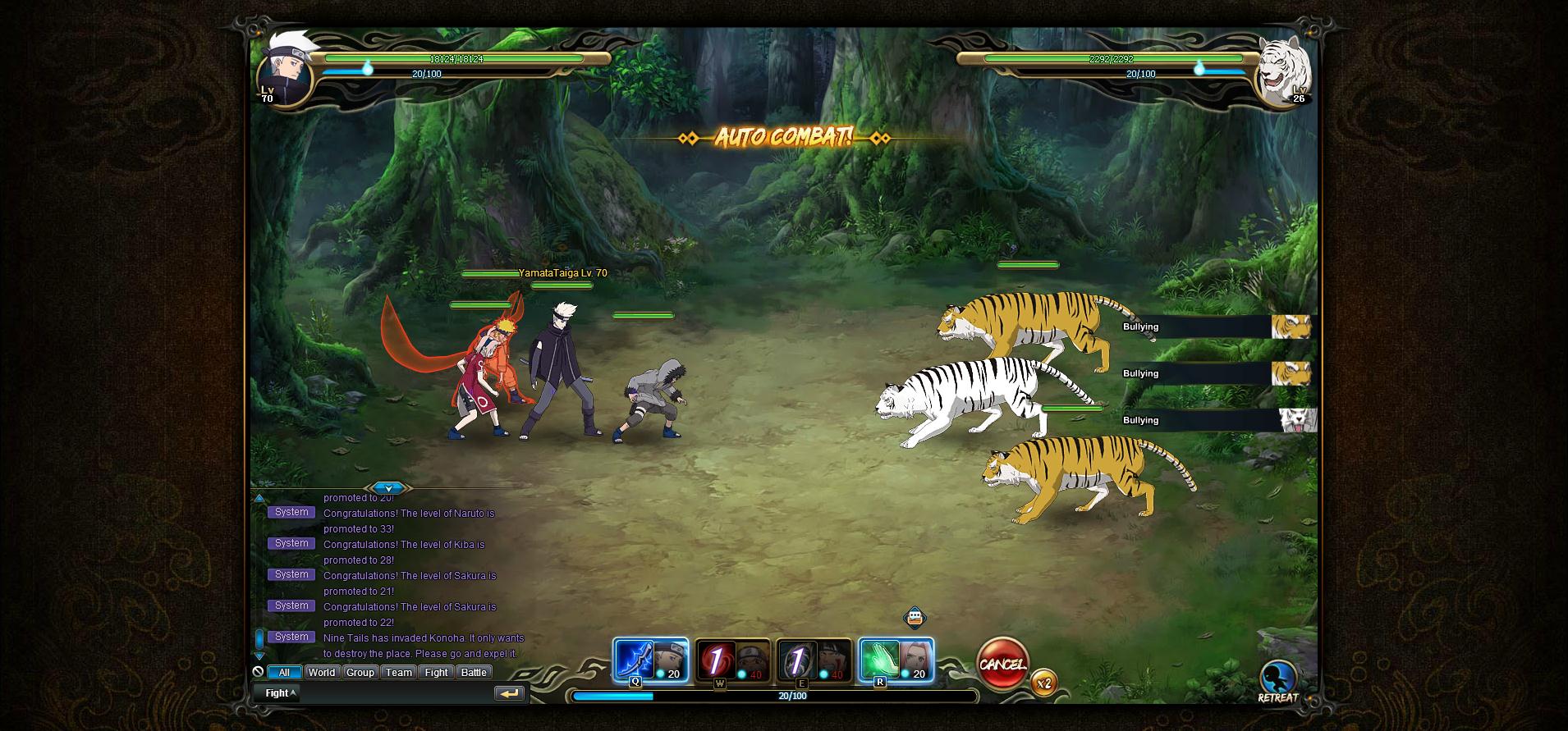 Naruto Online (MMORPG) available now for PC and Mac