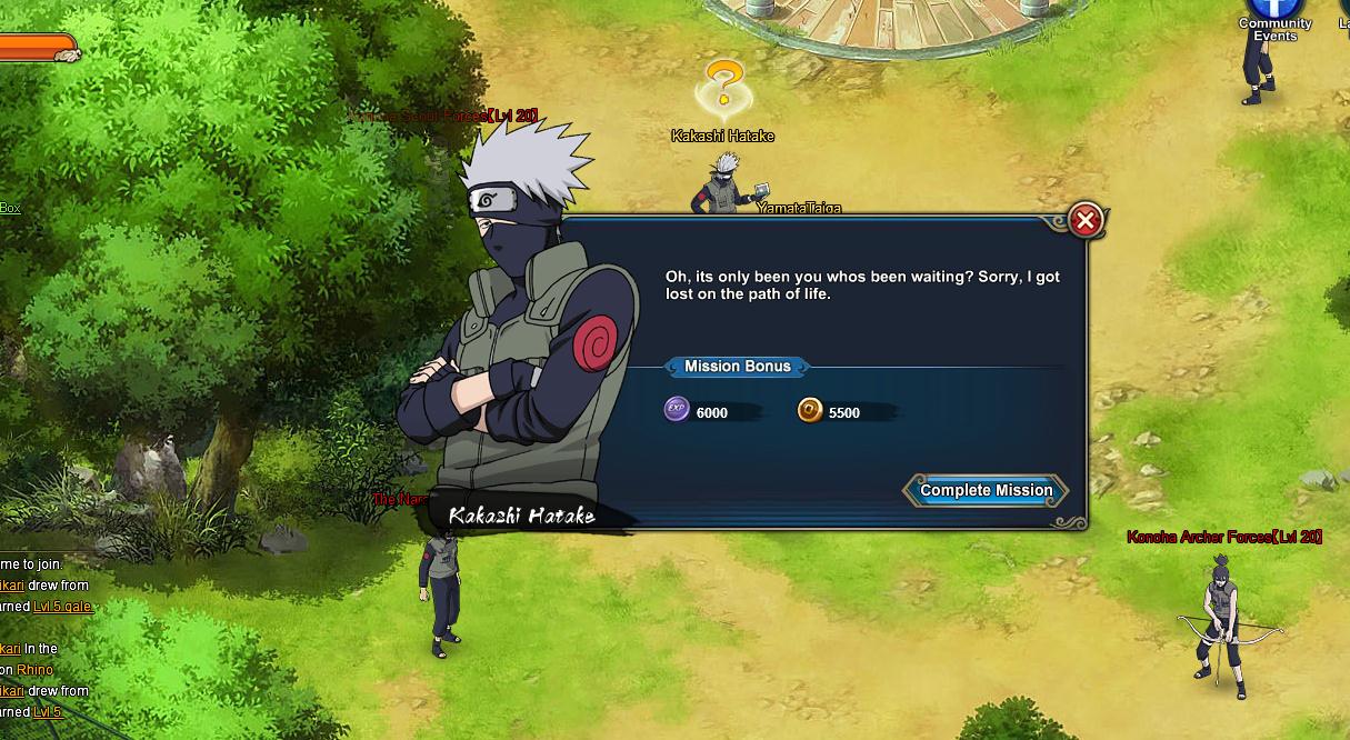 Naruto Online (MMORPG) available now for PC and Mac