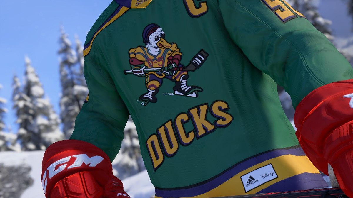 The content receives Mighty in-game 23 Ducks NHL
