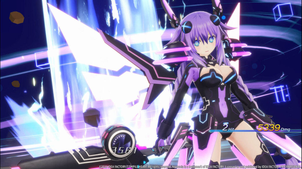 A screenshot of Neptunia Sisters Vs Sisters 