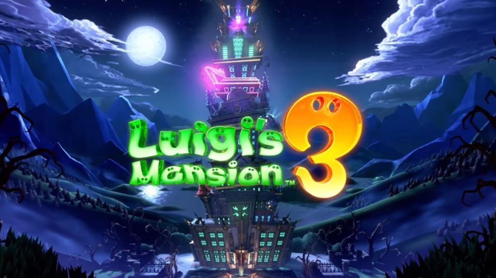 Image result for luigi mansion 3 start screen