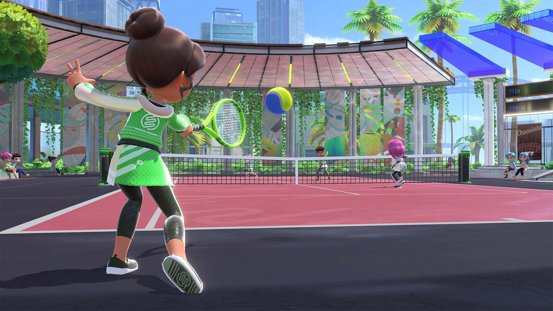 Tennis in Switch Sports