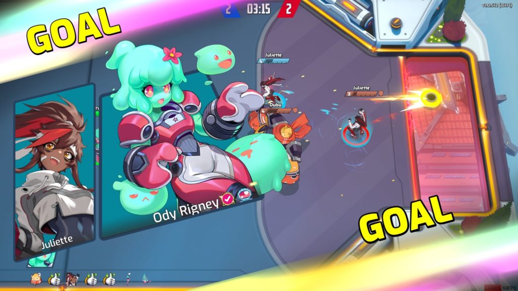 A screenshot of Omega Strikers