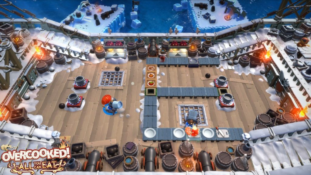 A screenshot of Overcooked! All You Can Eat 