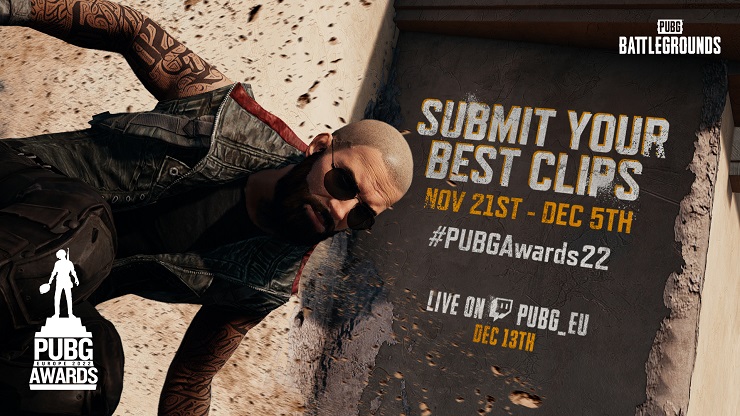 PUBG Awards Europe 2022 news