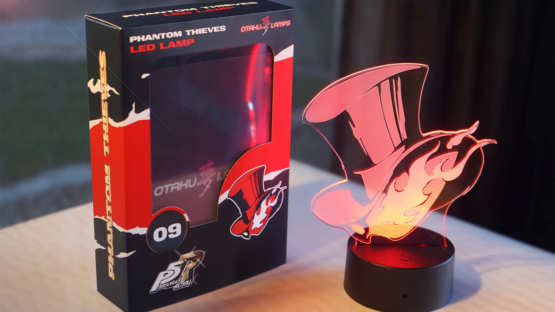 The Persona 5 Royal Otaku lamp collection is now available