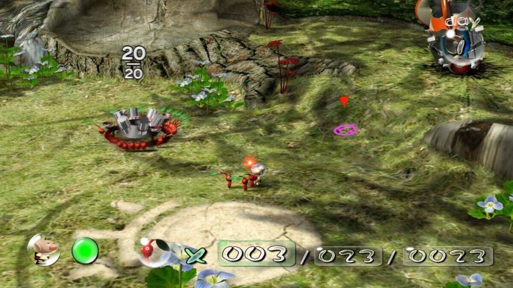 A screenshot of Pikmin 1+2