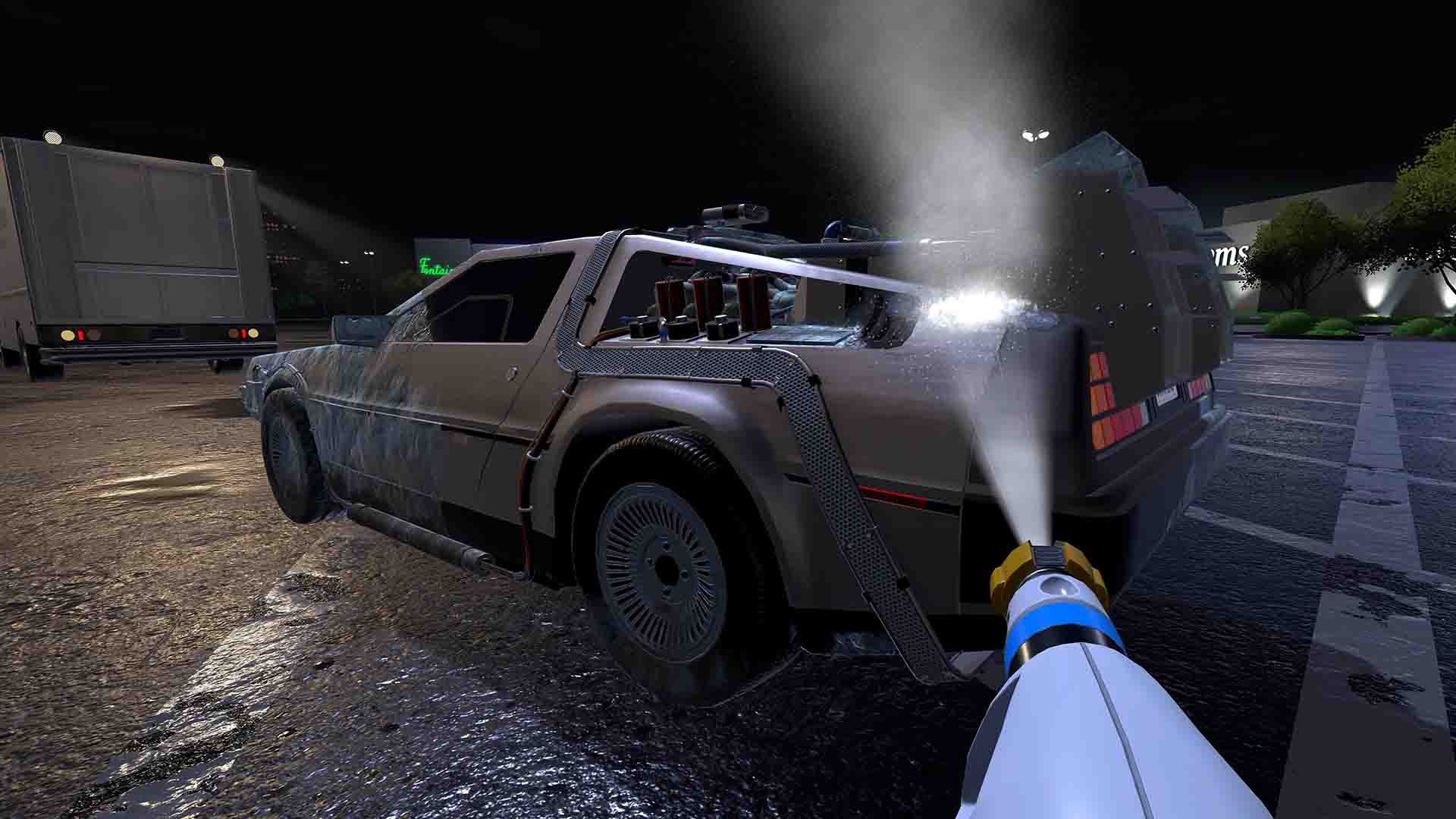 PowerWash Simulator is getting a Back to the Future pack