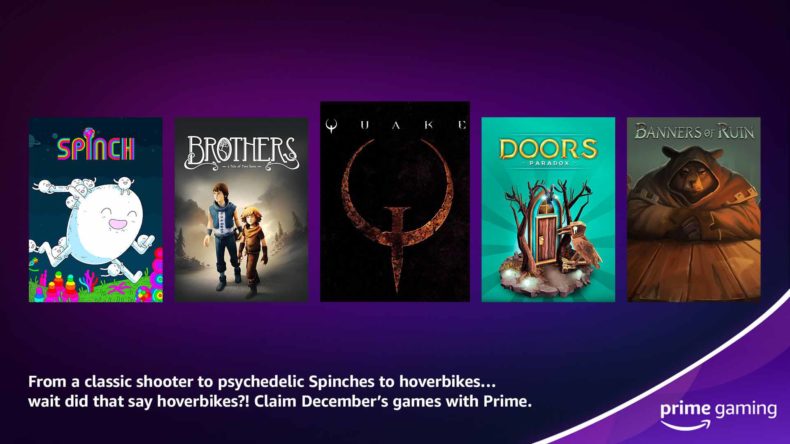 Prime Gaming December offerings include Quake, FIFA 23 freebies, and more