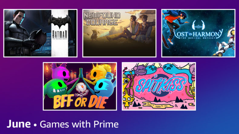 Prime Gaming free games in june