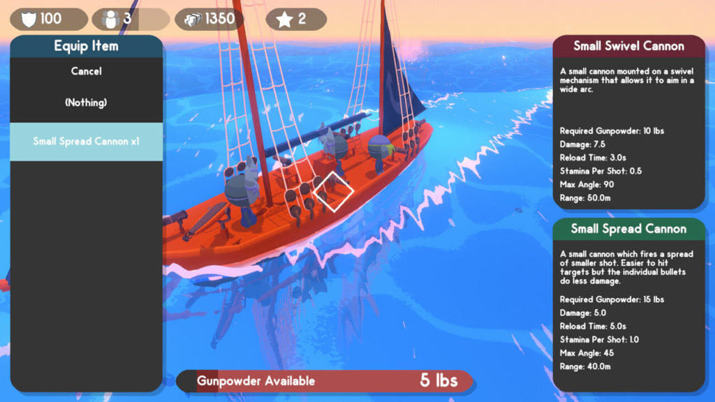 A screenshot of Sail Forth
