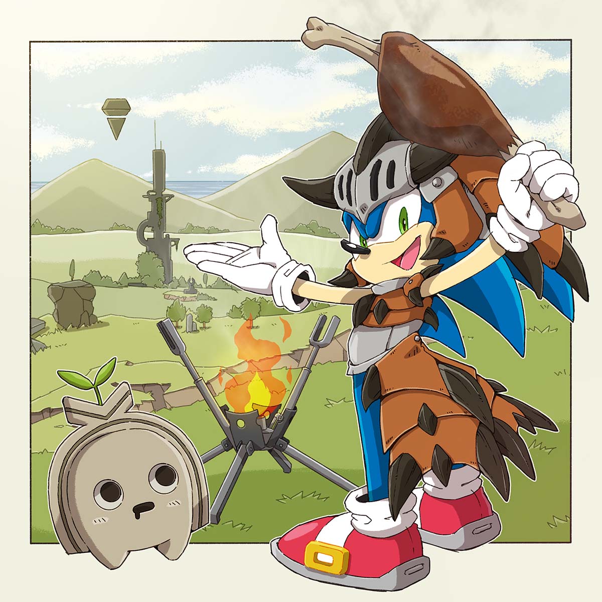 If Sonic Frontiers had a Christmas DLC