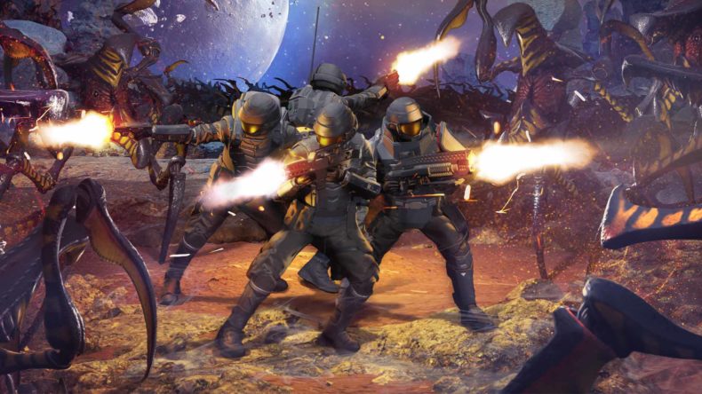 Starship Troopers: Extermination is a new 12-player co-op FPS from Offworld Industries