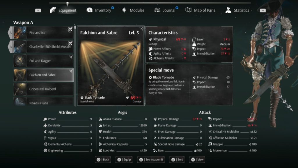 Steelrising | How to upgrade weapons