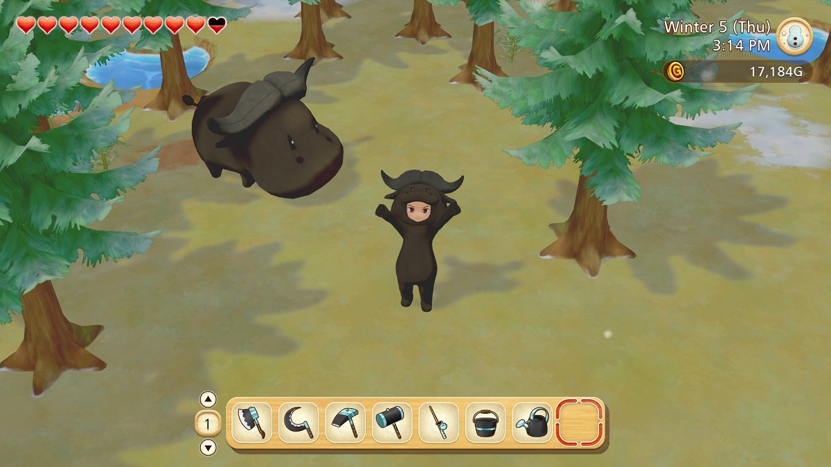 Story of Seasons: Pioneers of Olive Town Bull Dress Up