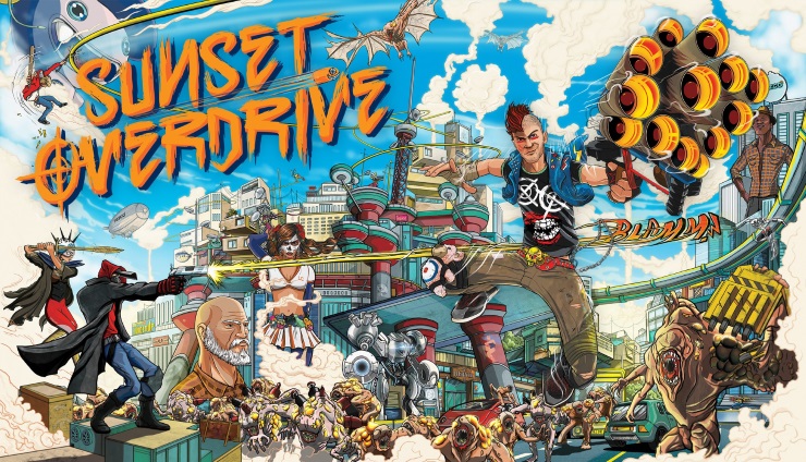 Watch Sunset Overdrive's intro cinematic, 8 minutes of gameplay