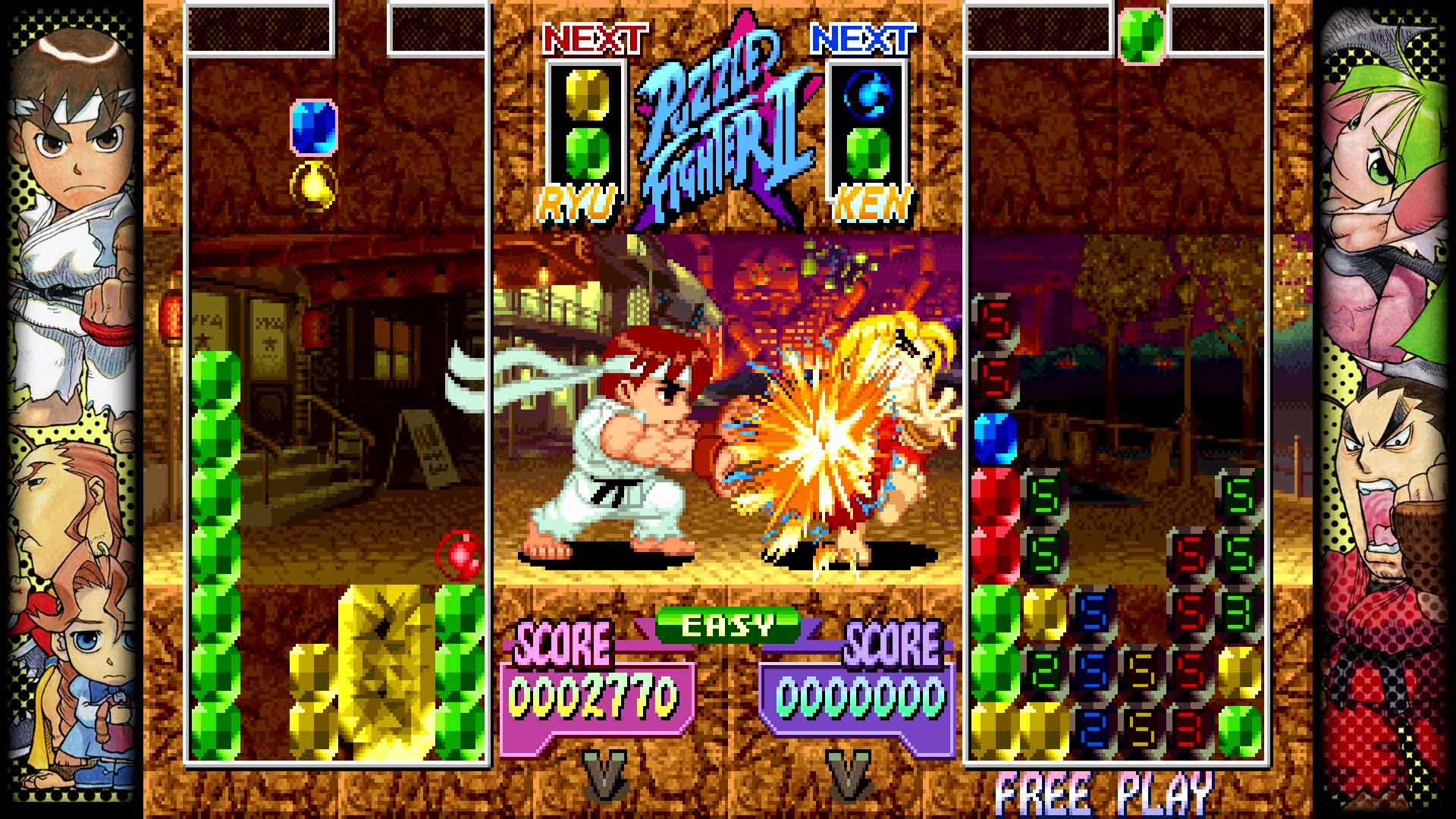 Capcom Fighting Collection review: Puzzle Fighter II