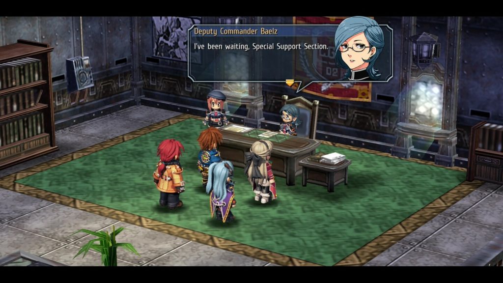 A screenshot of Trails from Zero from the NIS Virtual Tour