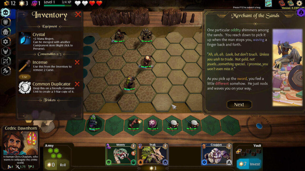 A screenshot of Tales & Tactics