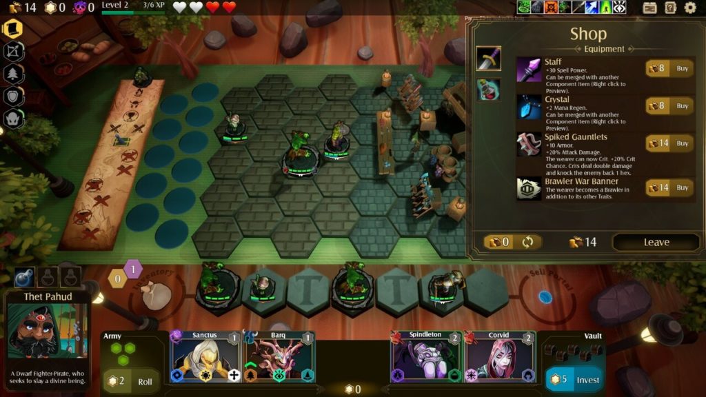 A screenshot of Tales & Tactics