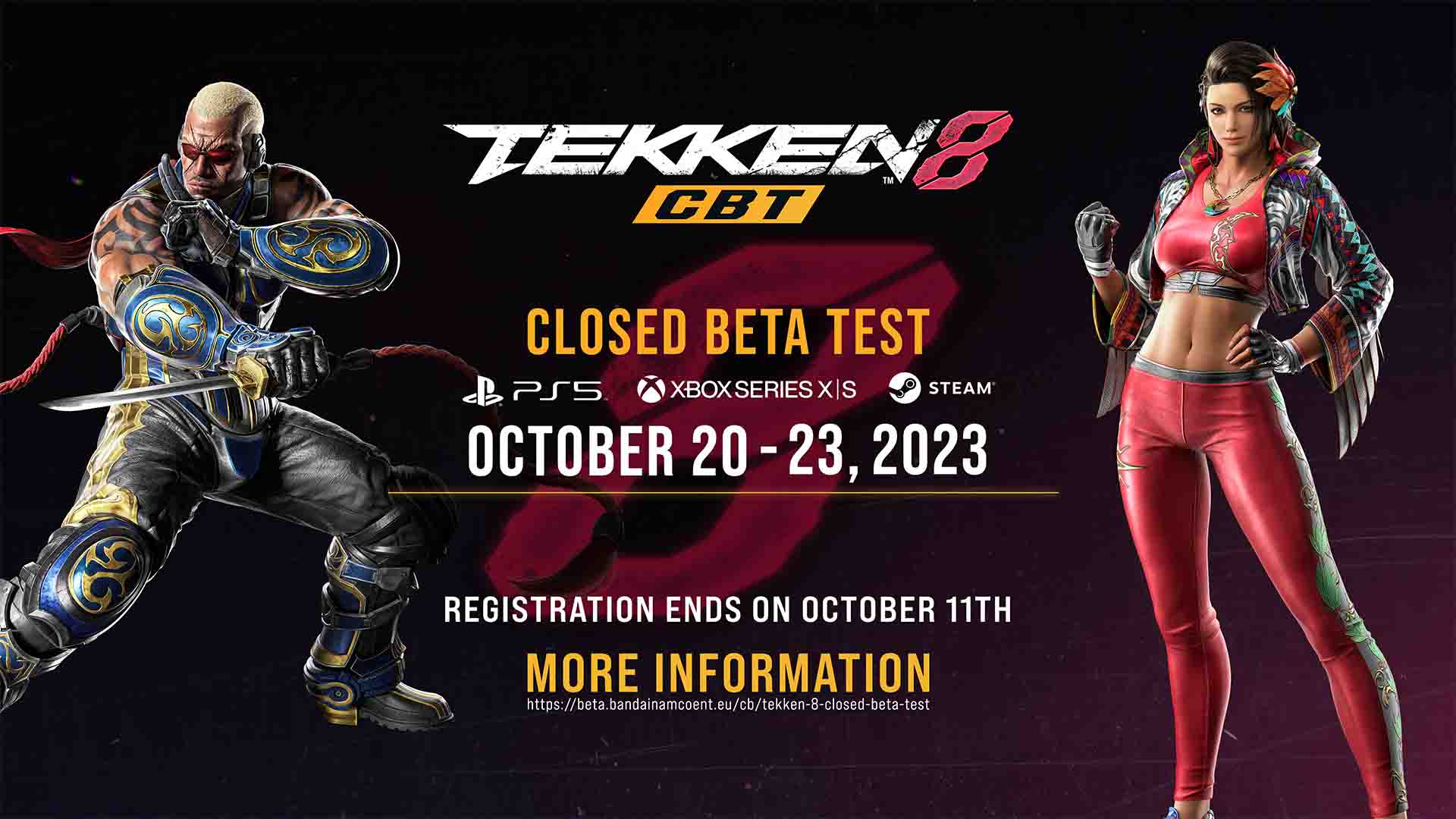 You can play Tekken 8 next month if you register now for the