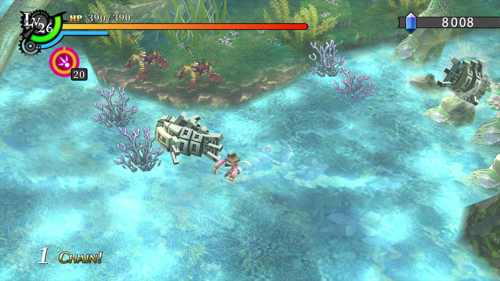 A screenshot of The Legend of Nayuta 