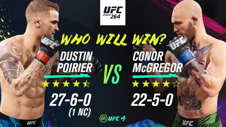 UFC 4 McGregor Poirier Fight Sim News