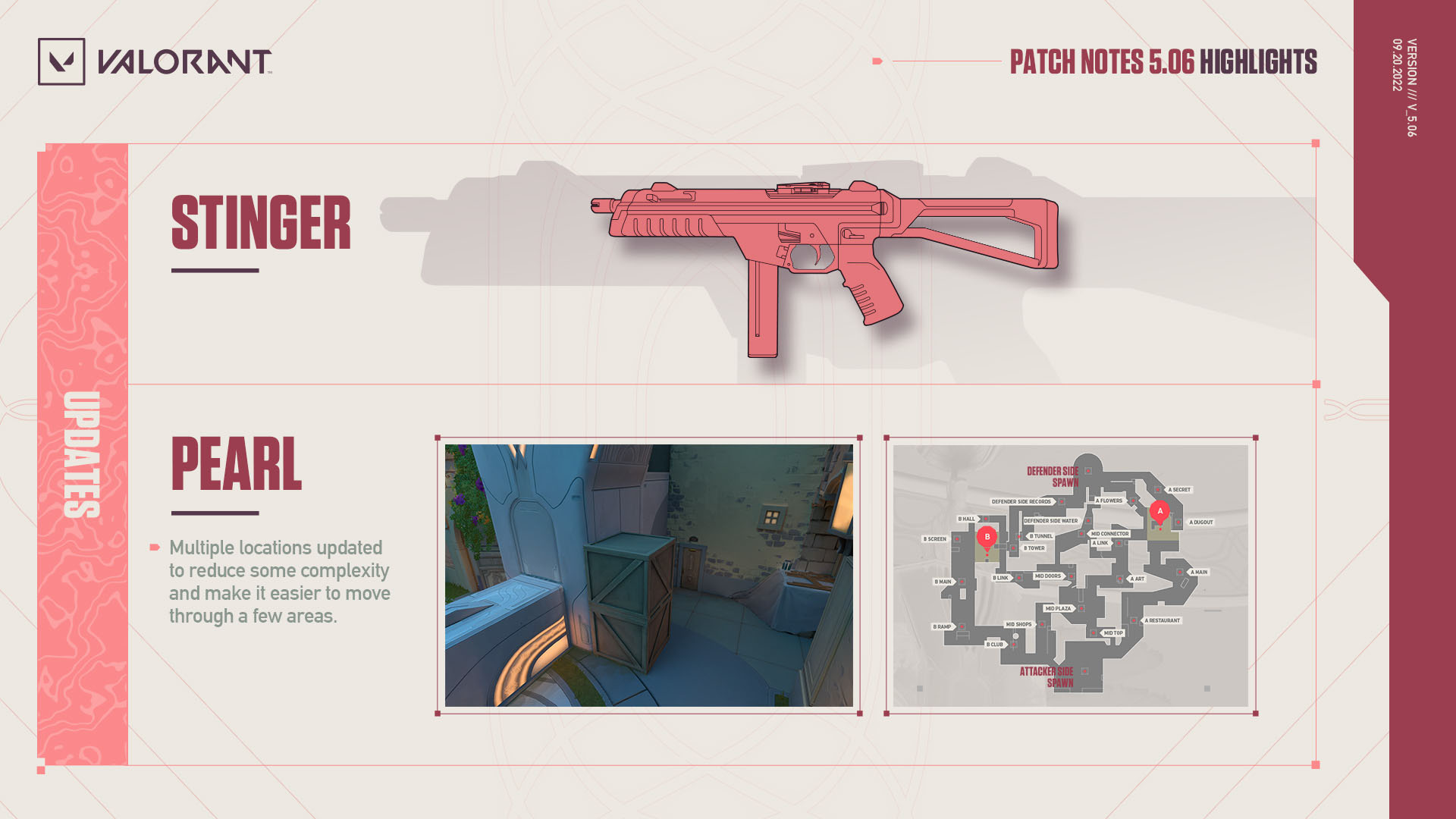 Valorant patch 5.06 brings major changes to Pearl and Stinger