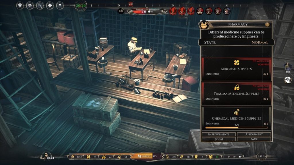 A screenshot of War Hospital