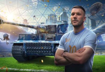 World of Tanks Blitz has partnered with footballer Lukas Podolski