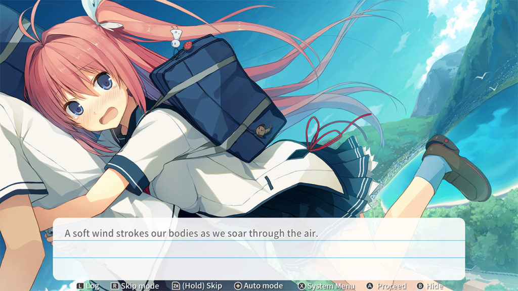 A screenshot of Aokana Four Rhythm Across the Blue 