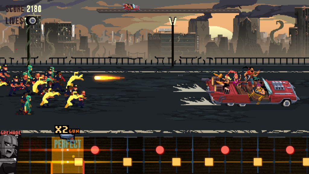 A screenshot of Double Kick Heroes
