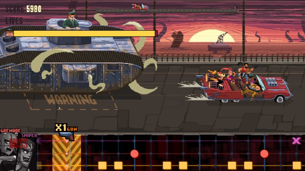 A screenshot of Double Kick Heroes