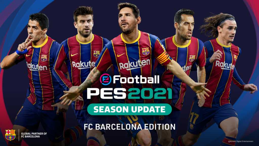 PES 2021 front cover features Cristiano Ronaldo AND Lionel Messi