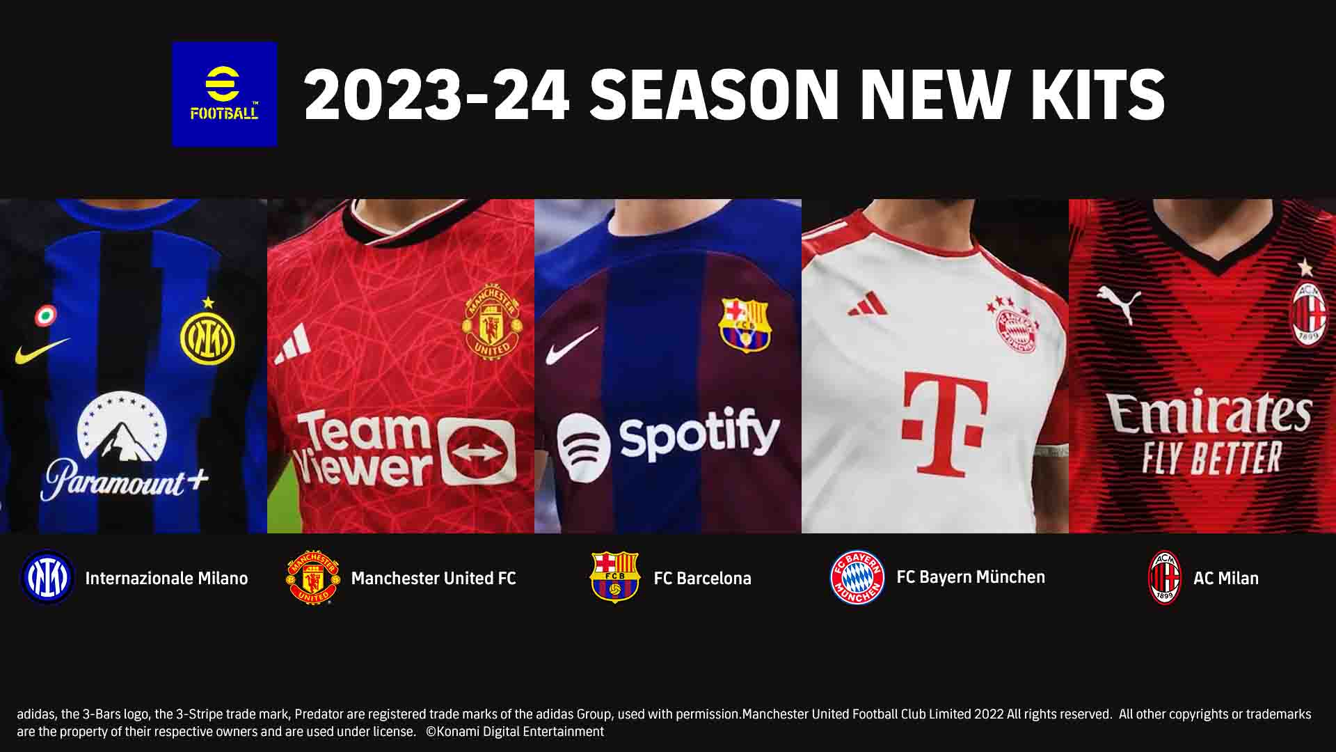 eFootball Season 0 update is here, updating kits for 23/24 season