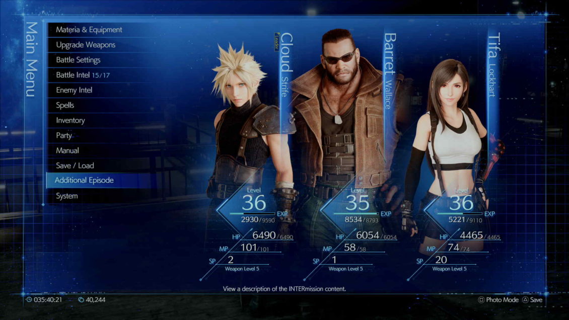 Final Fantasy 7 Remake Intergrade Additional Episode 1130x636
