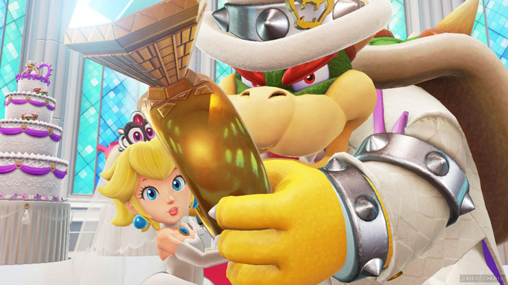 The complicated love triangle between Mario, Bowser, and Princess Peach