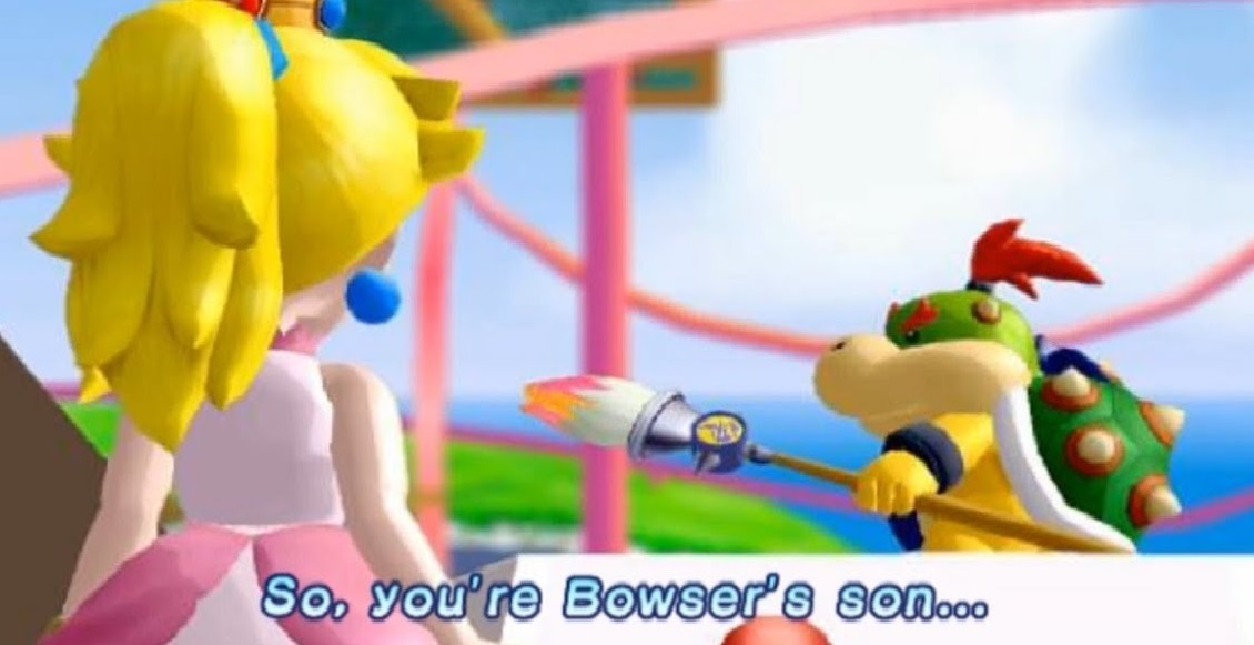 Peach and Bowser Jr