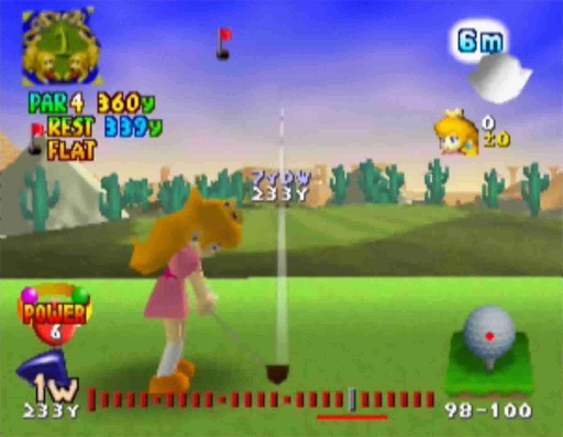 best mario sports games: Mario Golf (Nintendo 64, Game Boy Color, 1999)