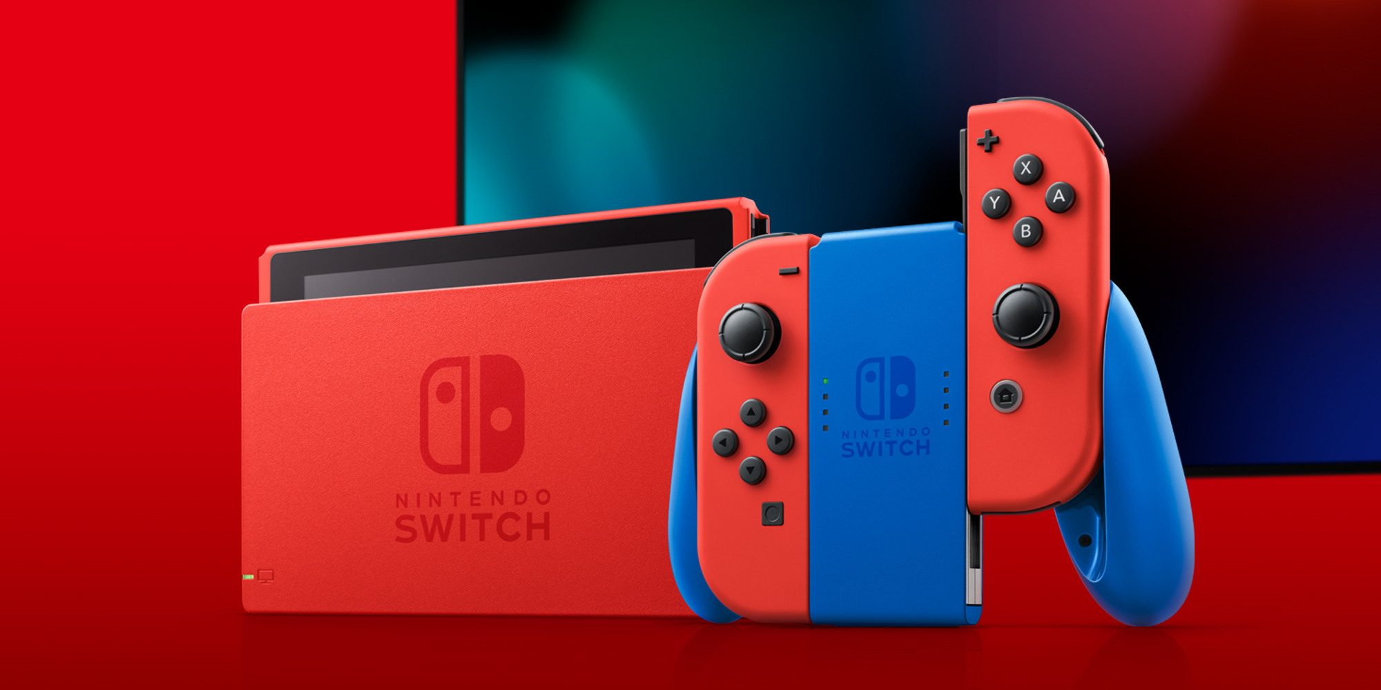 A new Mario Red & Blue Nintendo Switch is coming in February